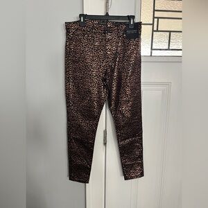 NWT BANANA REPUBLIC Stylish Leopard Print Women's Jeans